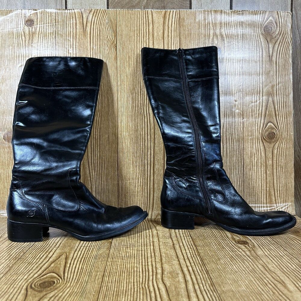 Børn Knee High Leather Boots Women’s Size US 8 EUR‎ 39 W32499